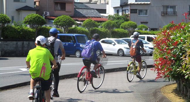 自転車活動の様子